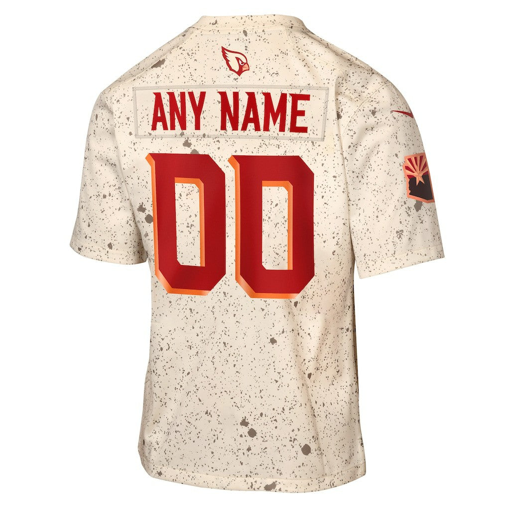 Arizona Cardinals Nike Youth 2025 Rivalries Collection Custom Game Jersey