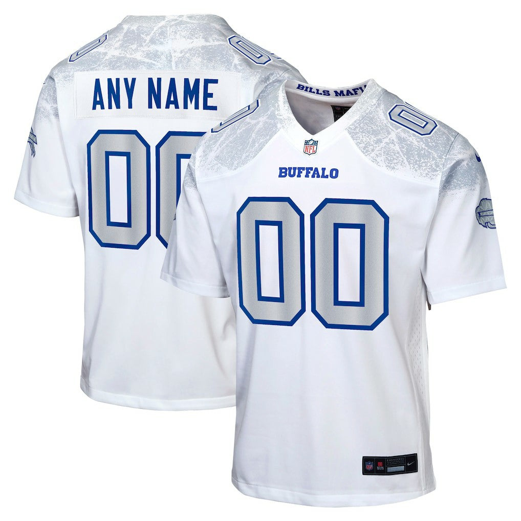 Buffalo Bills Nike Youth 2025 Rivalries Collection Custom Game Jersey