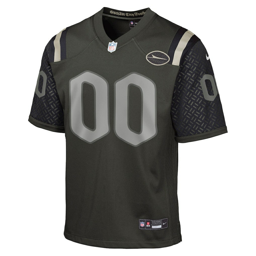 New York Jets Nike Youth 2025 Rivalries Collection Custom Game Jersey