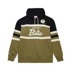 Buffalo Bills Mitchell & Ness Vintage Logo Head Coach Hoodie