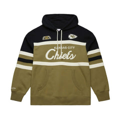 Kansas City Chiefs Mitchell & Ness Vintage Logo Head Coach Hoodie