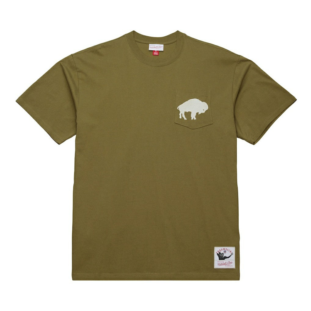 Buffalo Bills Mitchell & Ness Vintage Logo Premium T-Shirt