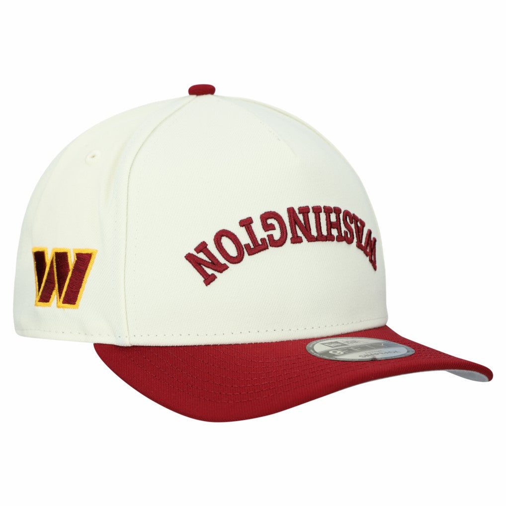 Washington Commanders New Era Upside Down 9FIFTY A-Frame Snapback Hat