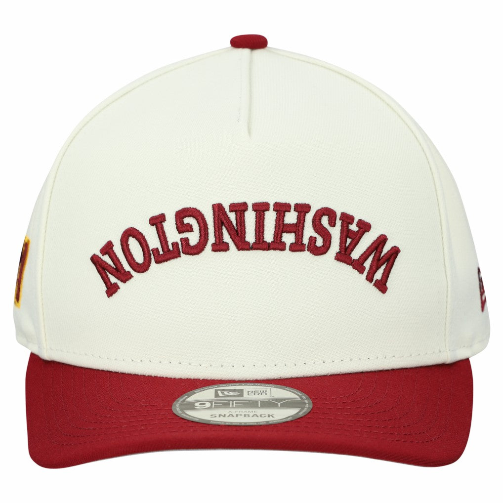 Washington Commanders New Era Upside Down 9FIFTY A-Frame Snapback Hat