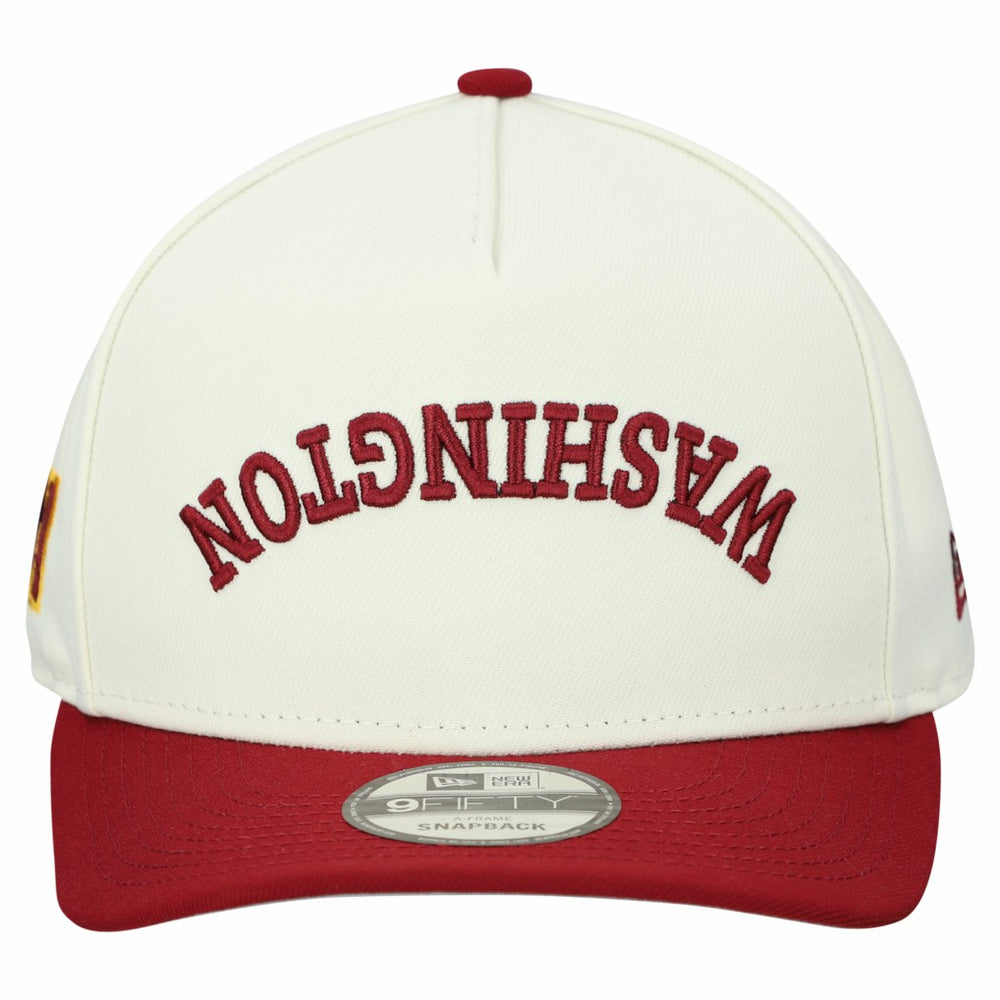 Washington Commanders New Era Upside Down 9FIFTY A-Frame Snapback Hat