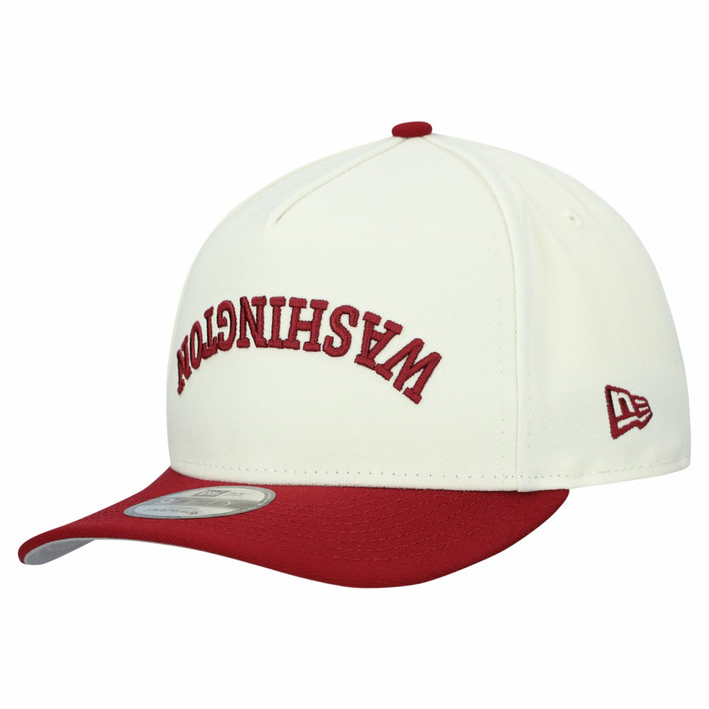 Washington Commanders New Era Upside Down 9FIFTY A-Frame Snapback Hat