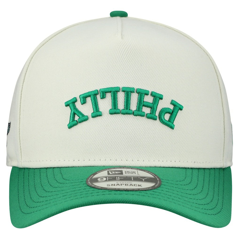 Philadelphia Eagles New Era Upside Down 9FIFTY A-Frame Snapback Hat
