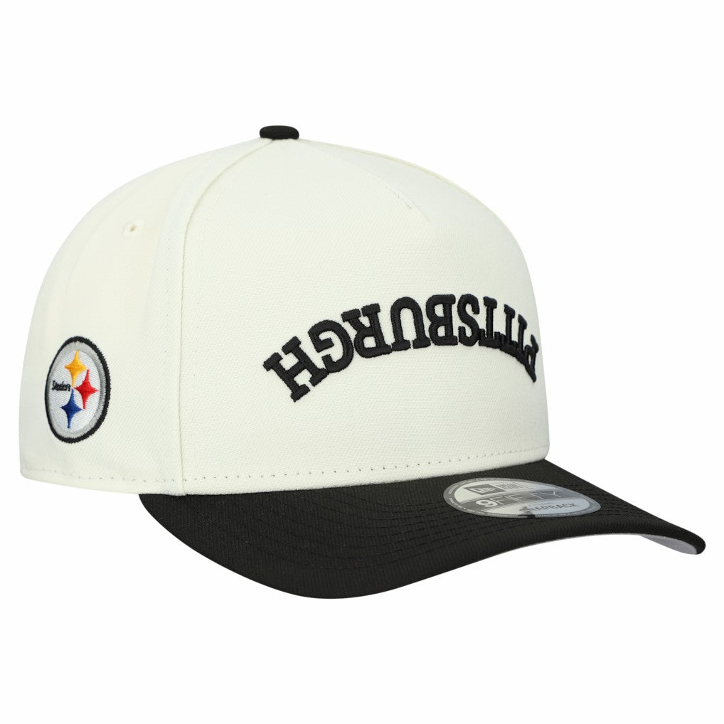 Pittsburgh Steelers New Era Upside Down 9FIFTY A-Frame Snapback Hat