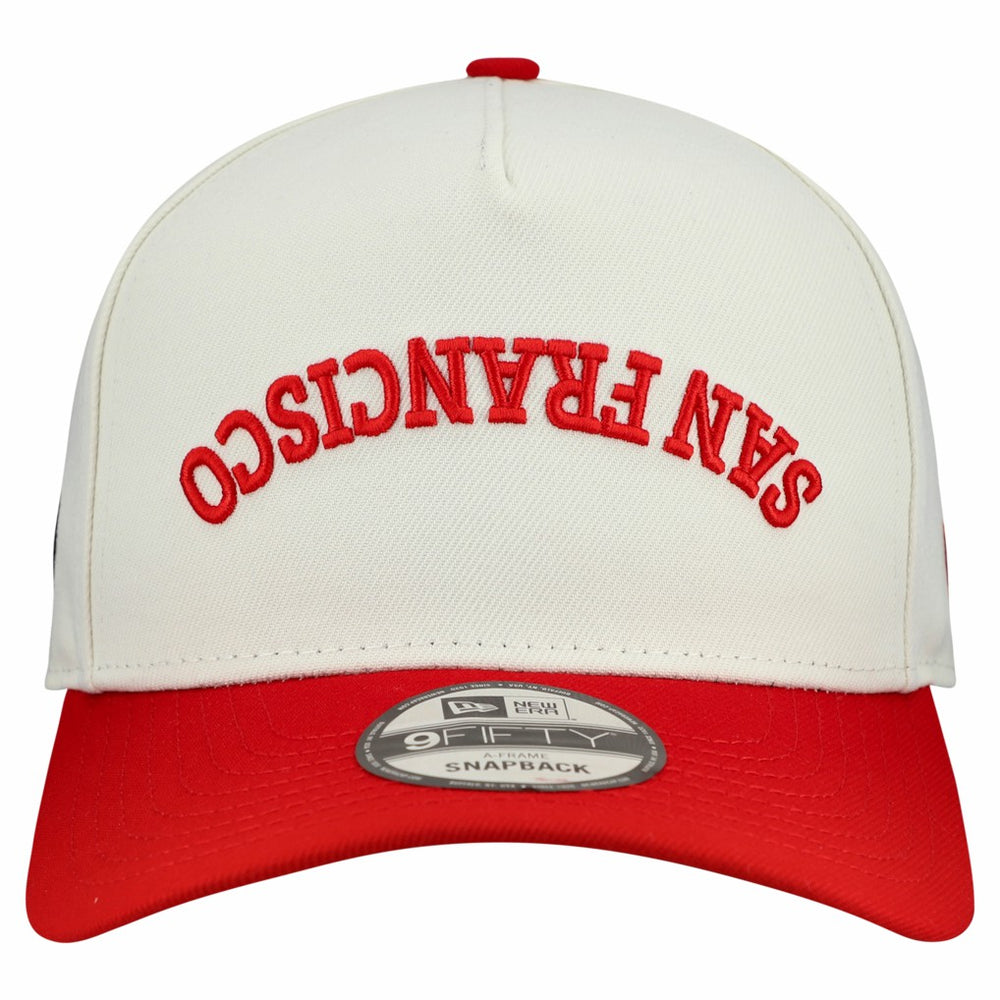 San Francisco 49ers New Era Upside Down 9FIFTY A-Frame Snapback Hat
