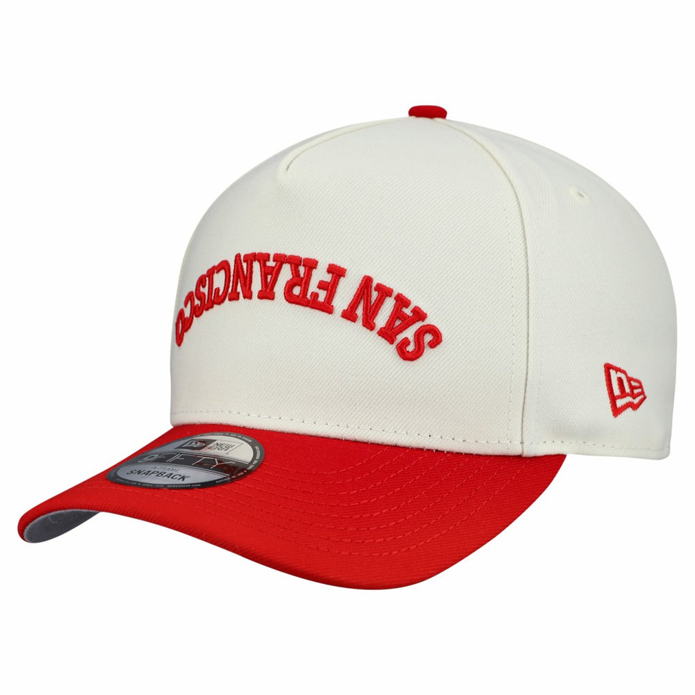 San Francisco 49ers New Era Upside Down 9FIFTY A-Frame Snapback Hat