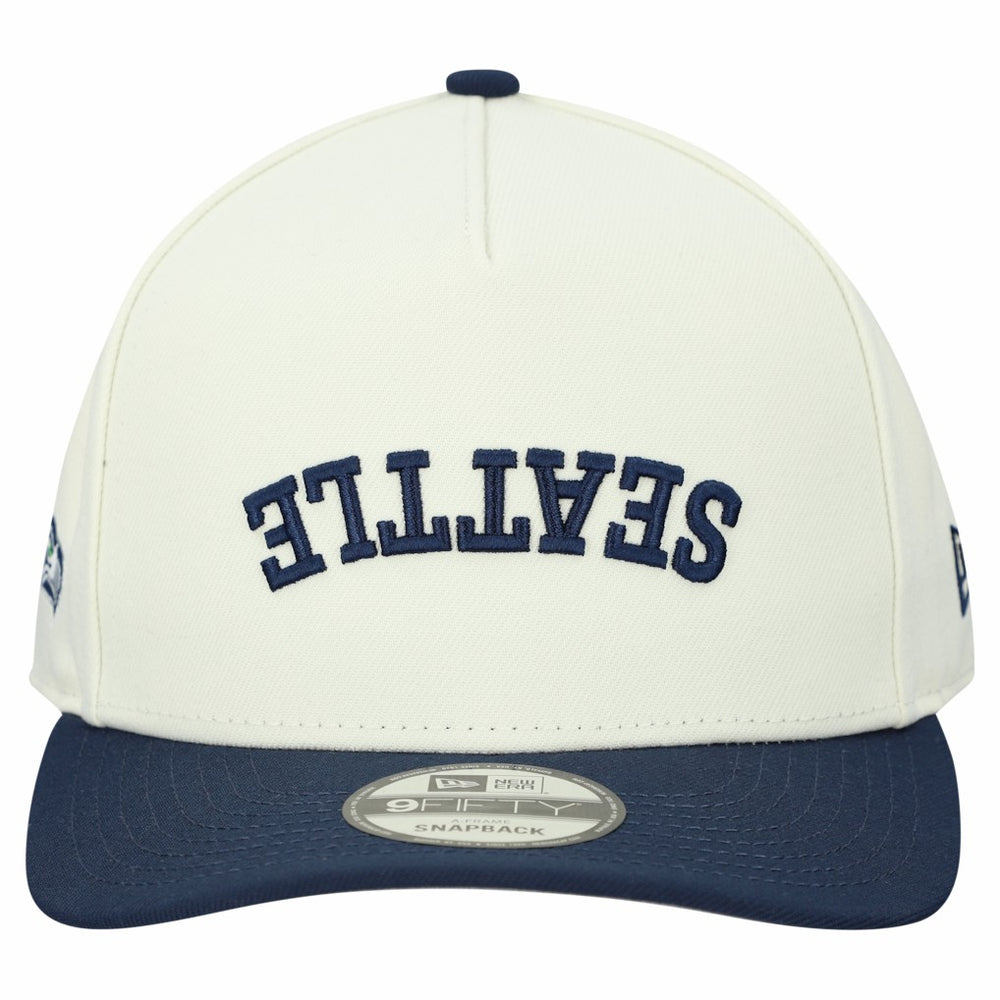Seattle Seahawks New Era Upside Down 9FIFTY A-Frame Snapback Hat