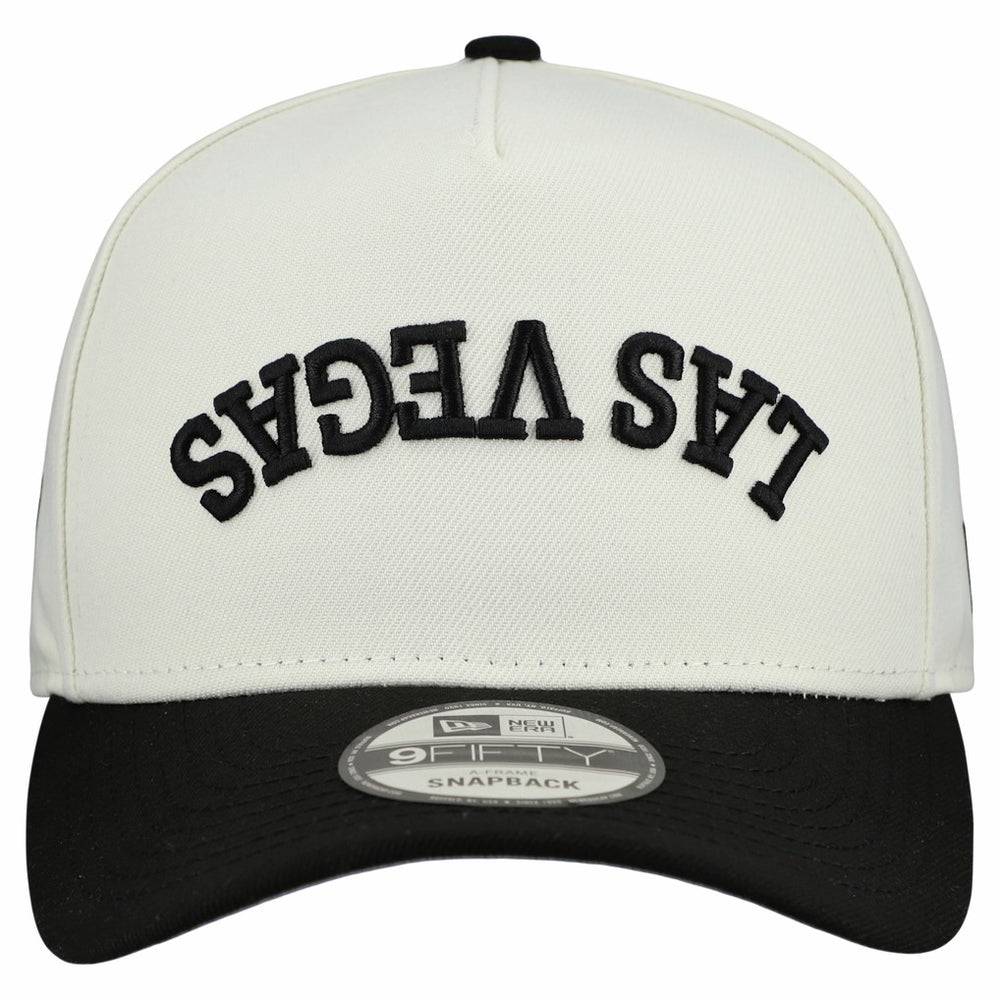Las Vegas Raiders New Era Upside Down 9FIFTY A-Frame Snapback Hat