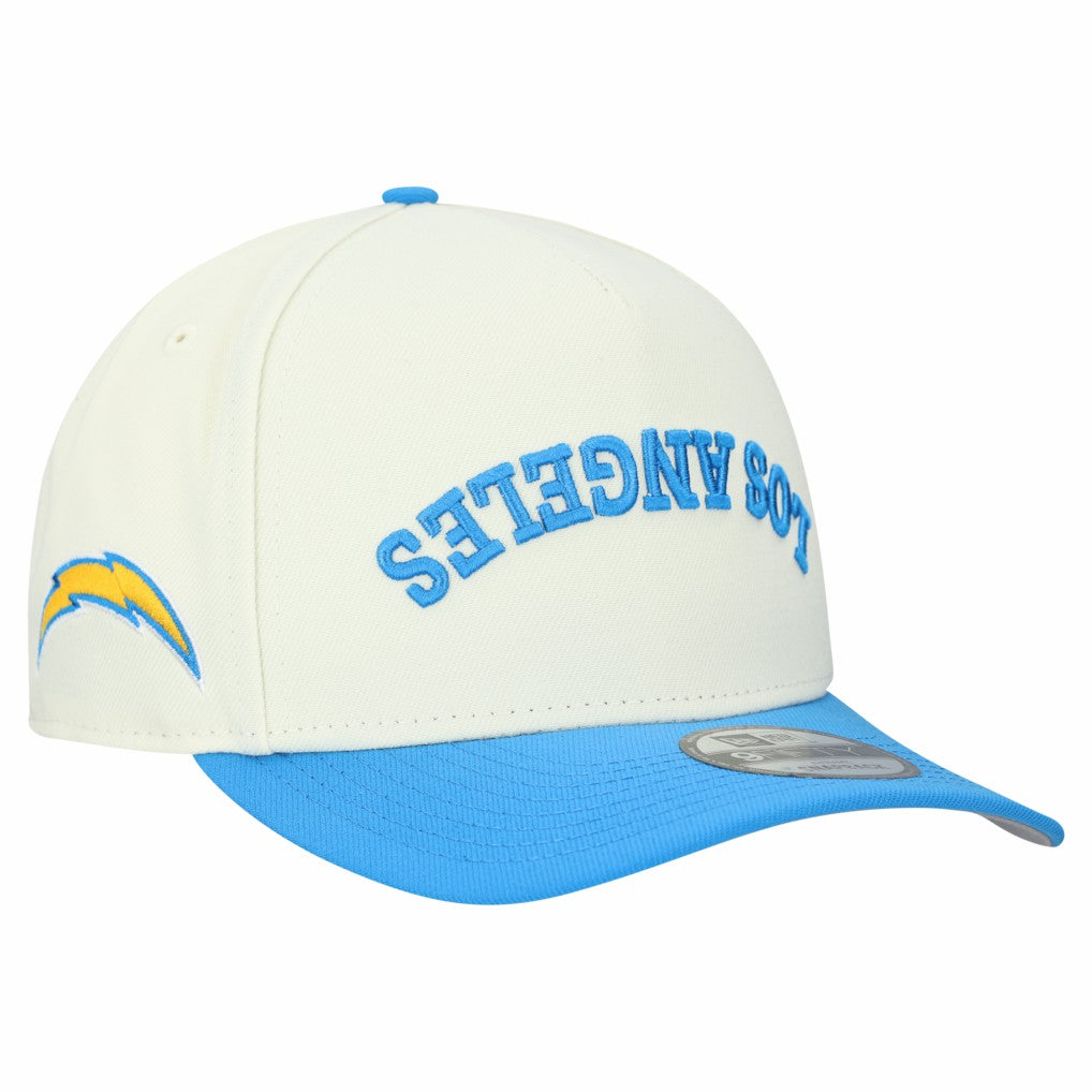 Los Angeles Chargers New Era Upside Down 9FIFTY A-Frame Snapback Hat