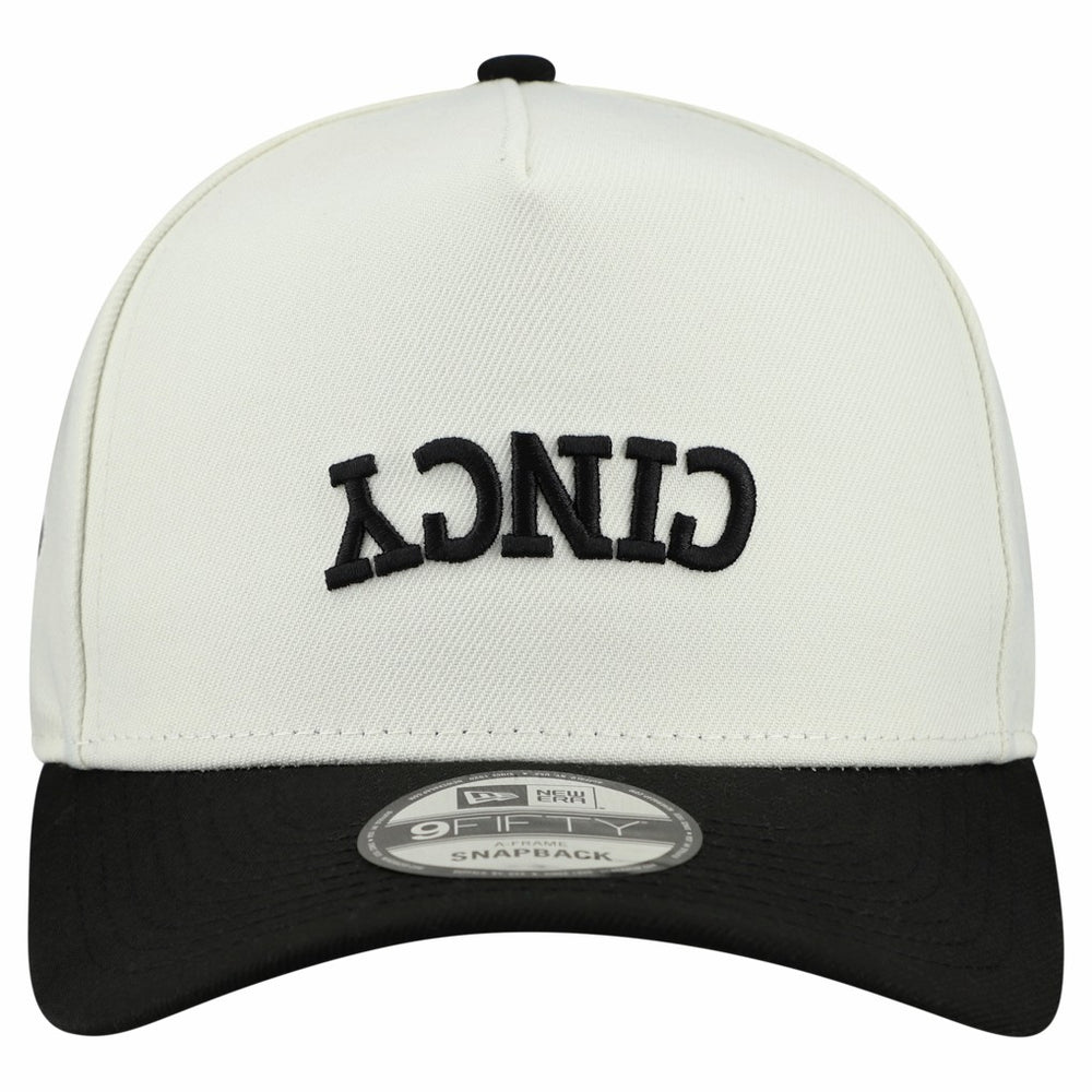 Cincinnati Bengals New Era Upside Down 9FIFTY A-Frame Snapback Hat