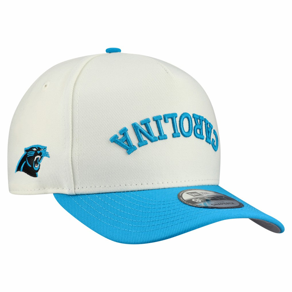 Carolina Panthers New Era Upside Down 9FIFTY A-Frame Snapback Hat