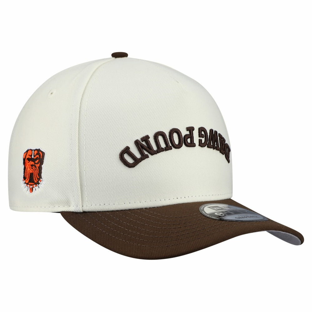 Cleveland Browns New Era Upside Down 9FIFTY A-Frame Snapback Hat