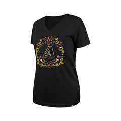 Arizona Diamondbacks New Era Women's Día de los Muertos V-Neck T-Shirt | MLB Near me