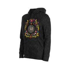 Chicago Cubs New Era Women's Día de Muertos Mineral Wash Hoodie Sweatshirt | MLB On Sale