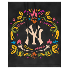 New York Yankees New Era Women's Día de Muertos Mineral Wash Hoodie Sweatshirt | MLB Outlet