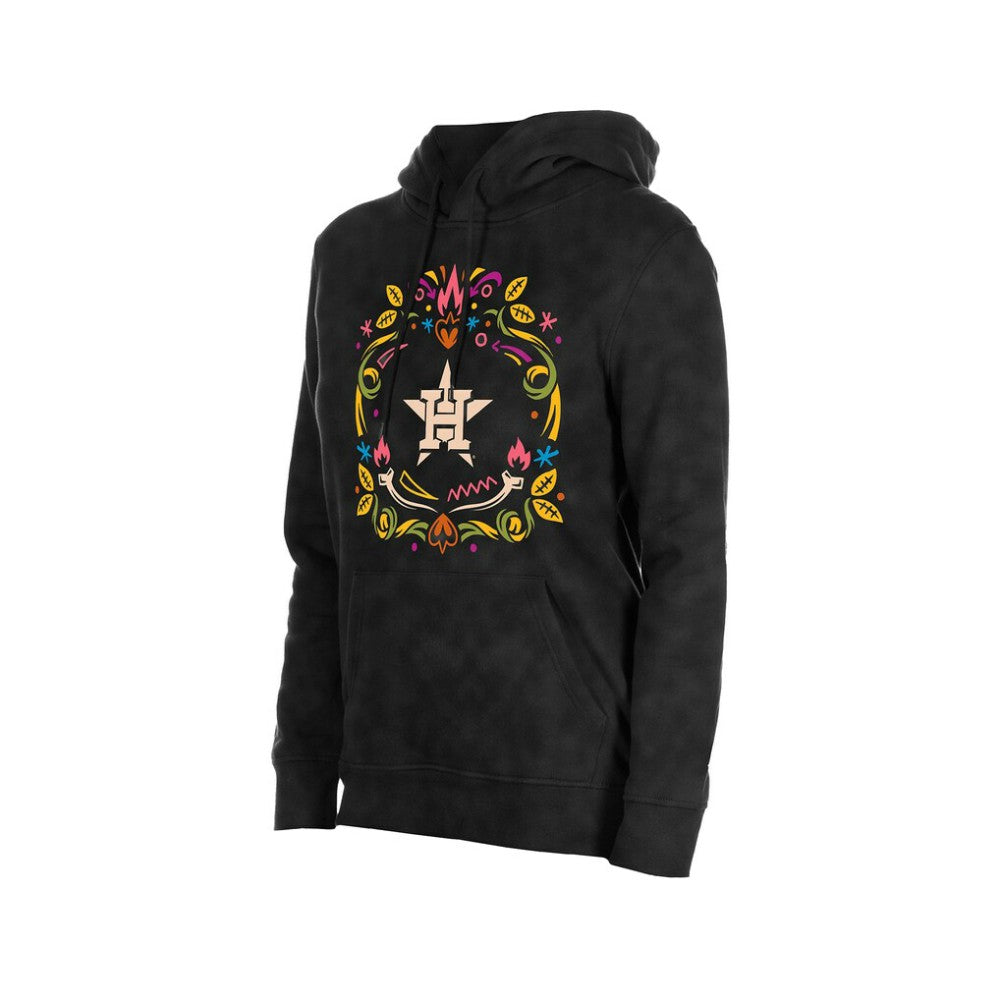 Houston Astros New Era Women's Día de Muertos Mineral Wash Hoodie Sweatshirt | MLB Shop