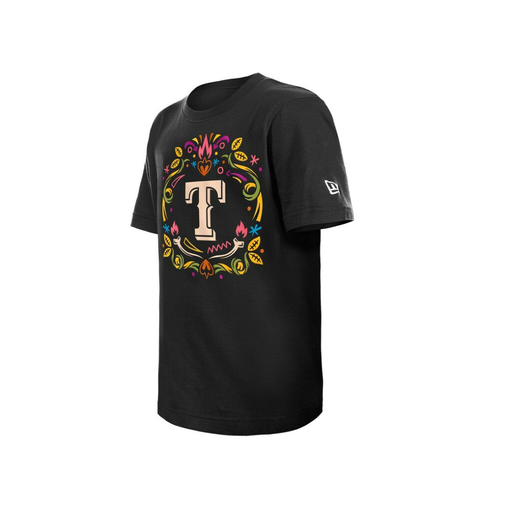 Texas Rangers New Era Youth Día de los Muertos T-Shirt | MLB For sale