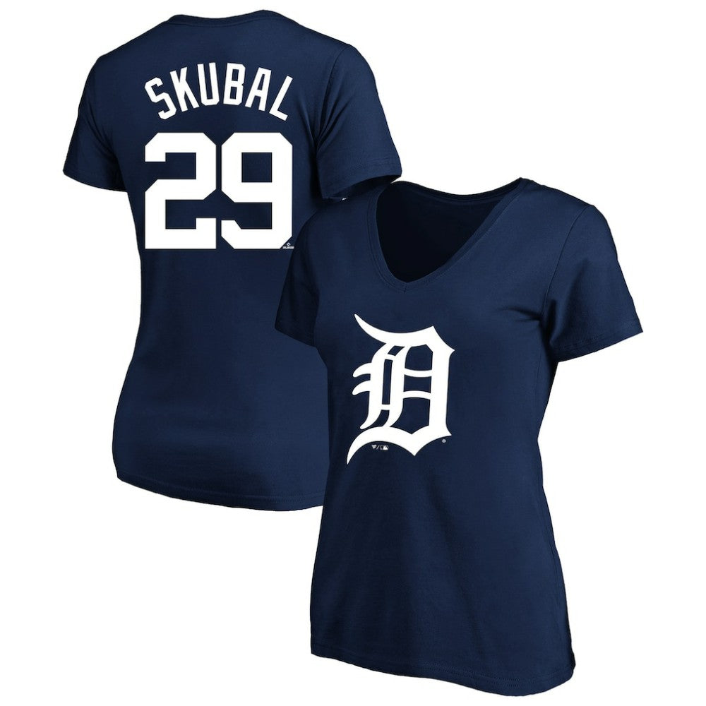 Tarik Skubal Detroit Tigers Profile Women's Plus Size Name & Number V-Neck T-Shirt | MLB Online