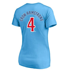 Pete Crow-Armstrong Chicago Cubs Profile Women's Plus Size Name & Number V-Neck T-Shirt | MLB Shop