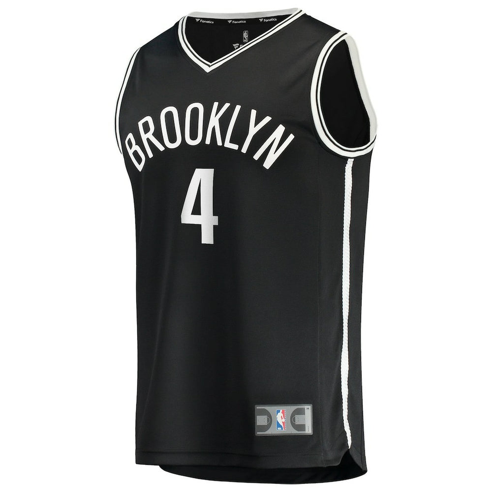 Drake Powell Brooklyn Nets Fast Break Replica Jersey New