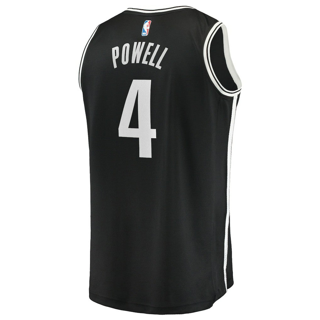Drake Powell Brooklyn Nets Fast Break Replica Jersey New
