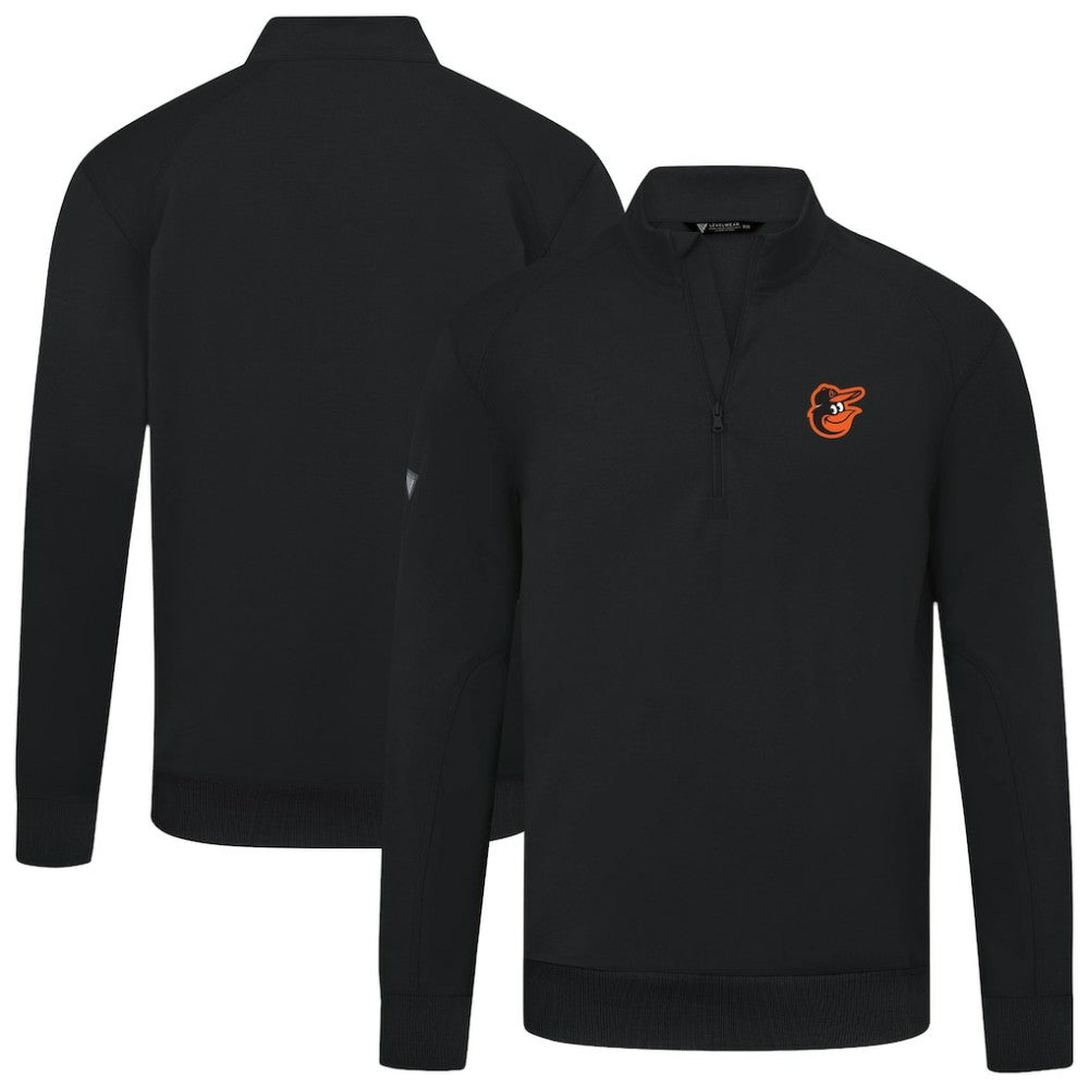 Baltimore Orioles Levelwear Upright Insignia Tri-Blend Quarter-Zip Pullover | MLB Online