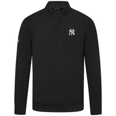 New York Yankees Levelwear Upright Insignia Tri-Blend Quarter-Zip Pullover | MLB Outlet