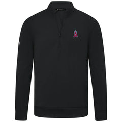 Los Angeles Angels Levelwear Upright Insignia Tri-Blend Quarter-Zip Pullover | MLB On Sale