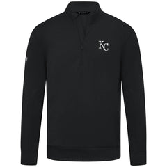 Kansas City Royals Levelwear Upright Insignia Tri-Blend Quarter-Zip Pullover | MLB Sale