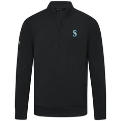 Seattle Mariners Levelwear Upright Insignia Tri-Blend Quarter-Zip Pullover | MLB For sale