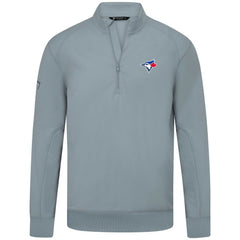 Toronto Blue Jays Levelwear Upright Insignia Tri-Blend Quarter-Zip Pullover | MLB Sale