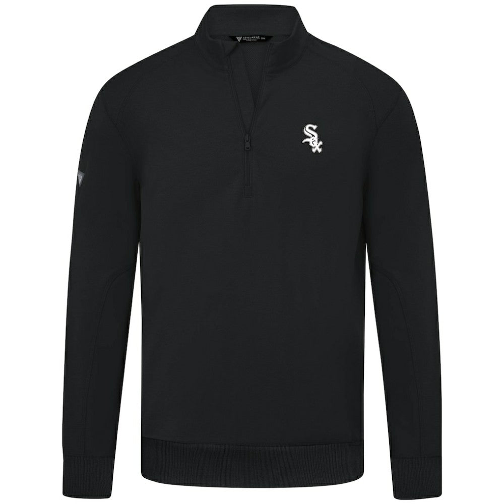 Chicago White Sox Levelwear Upright Insignia Tri-Blend Quarter-Zip Pullover | MLB Sale