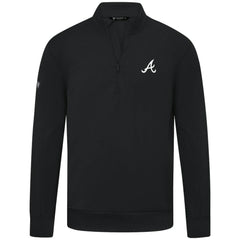 Atlanta Braves Levelwear Upright Insignia Tri-Blend Quarter-Zip Pullover | MLB Online