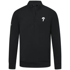 Philadelphia Phillies Levelwear Upright Insignia Tri-Blend Quarter-Zip Pullover | MLB Discount