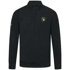 Milwaukee Brewers Levelwear Upright Insignia Tri-Blend Quarter-Zip Pullover | MLB Shop