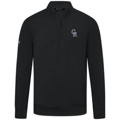 Colorado Rockies Levelwear Upright Insignia Tri-Blend Quarter-Zip Pullover | MLB New