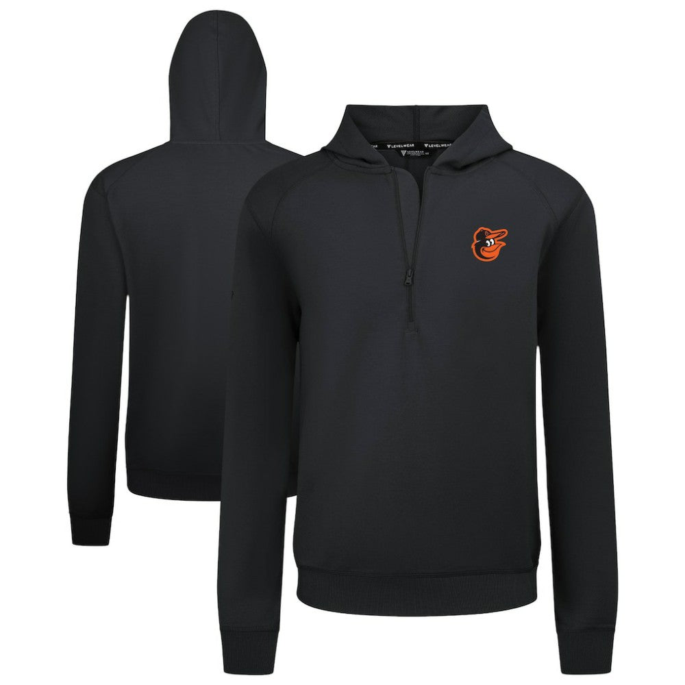 Baltimore Orioles Levelwear Technic Insignia Quarter-Zip Hoodie | MLB US