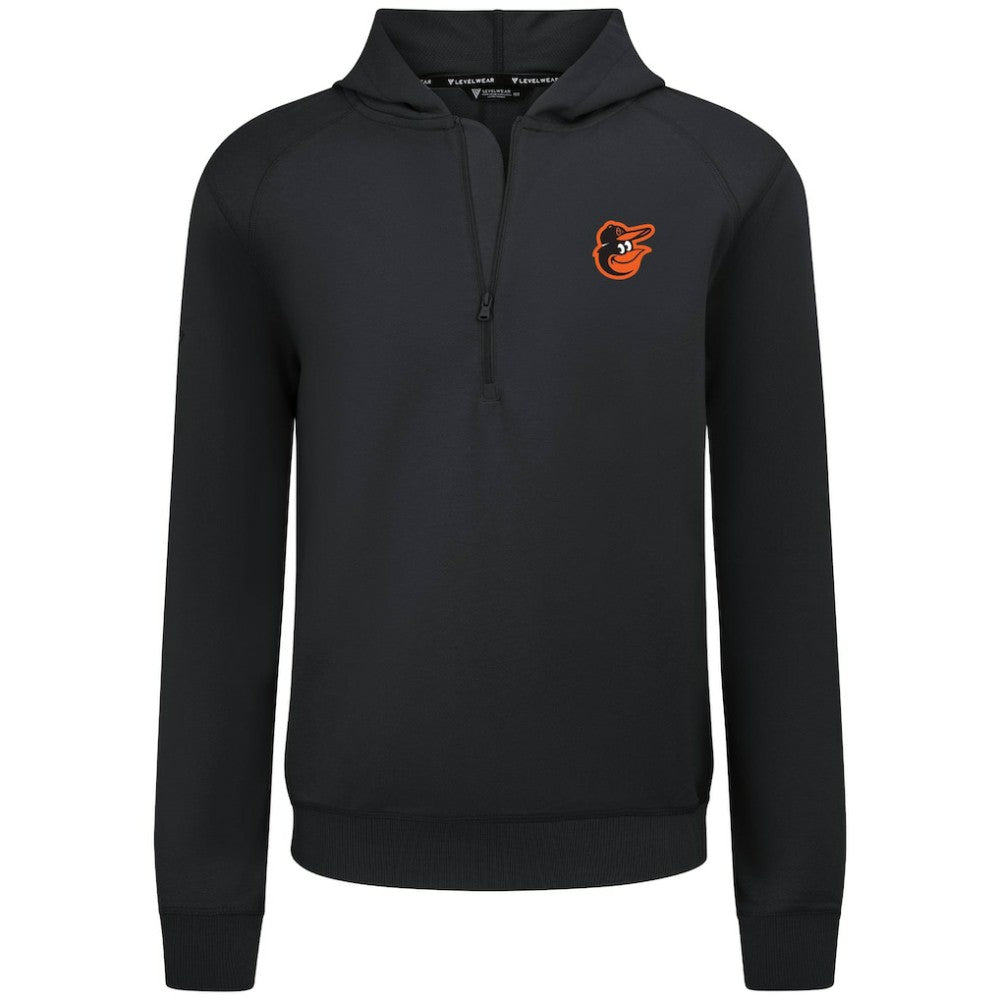 Baltimore Orioles Levelwear Technic Insignia Quarter-Zip Hoodie | MLB US
