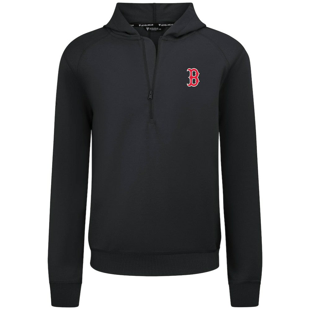 Boston Red Sox Levelwear Technic Insignia Quarter-Zip Hoodie | MLB Shop