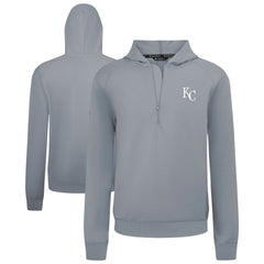 Kansas City Royals Levelwear Technic Insignia Quarter-Zip Hoodie | MLB US