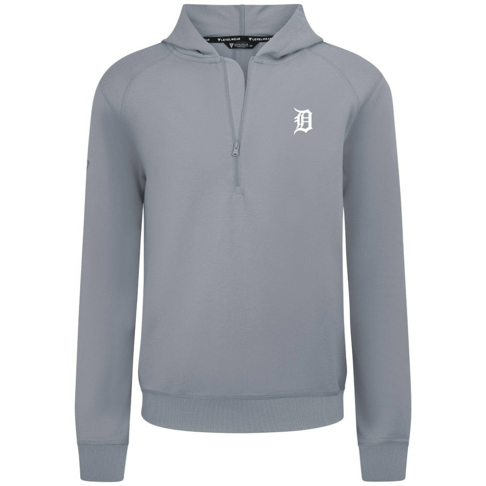 Detroit Tigers Levelwear Technic Insignia Quarter-Zip Hoodie | MLB Sale