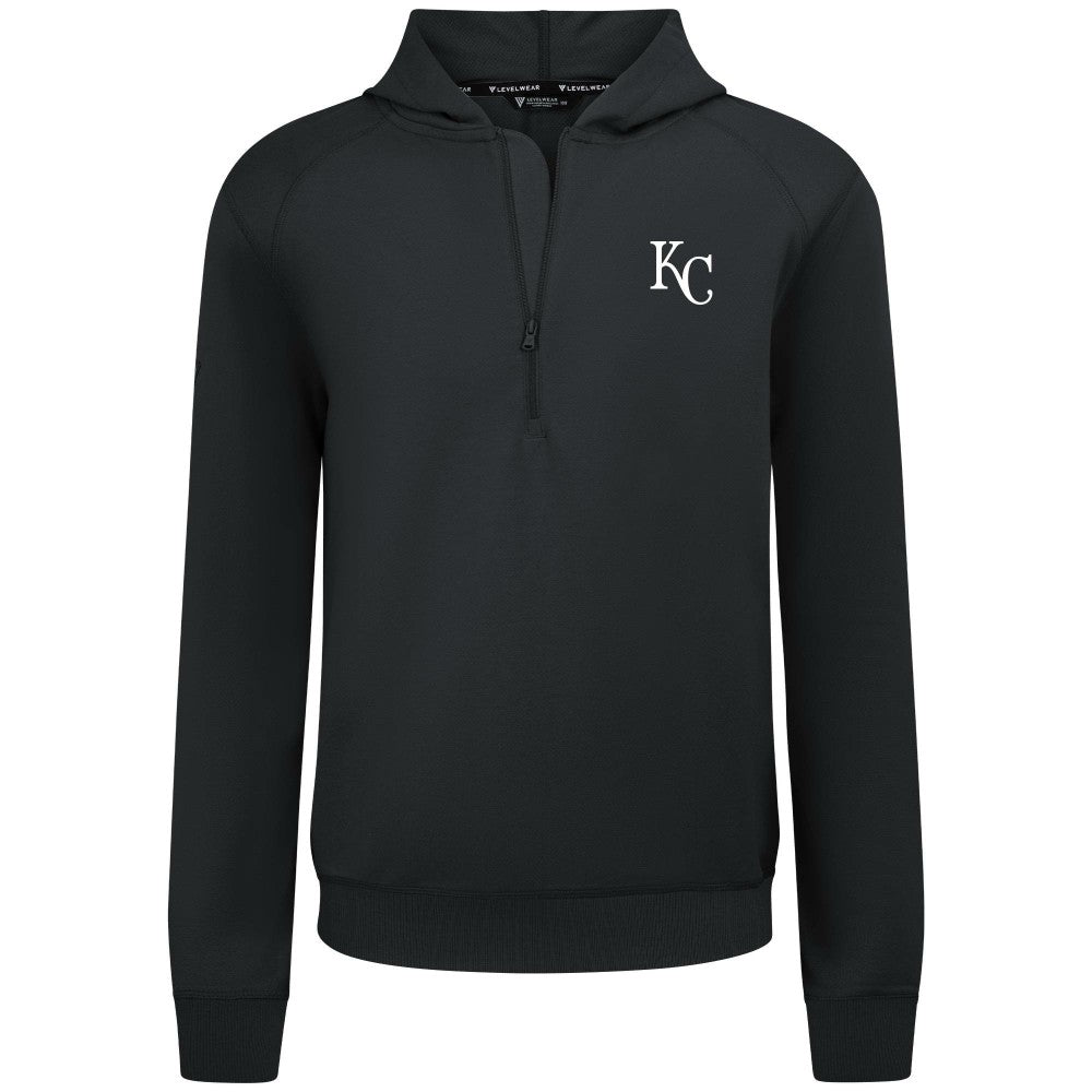 Kansas City Royals Levelwear Technic Insignia Quarter-Zip Hoodie | MLB Online
