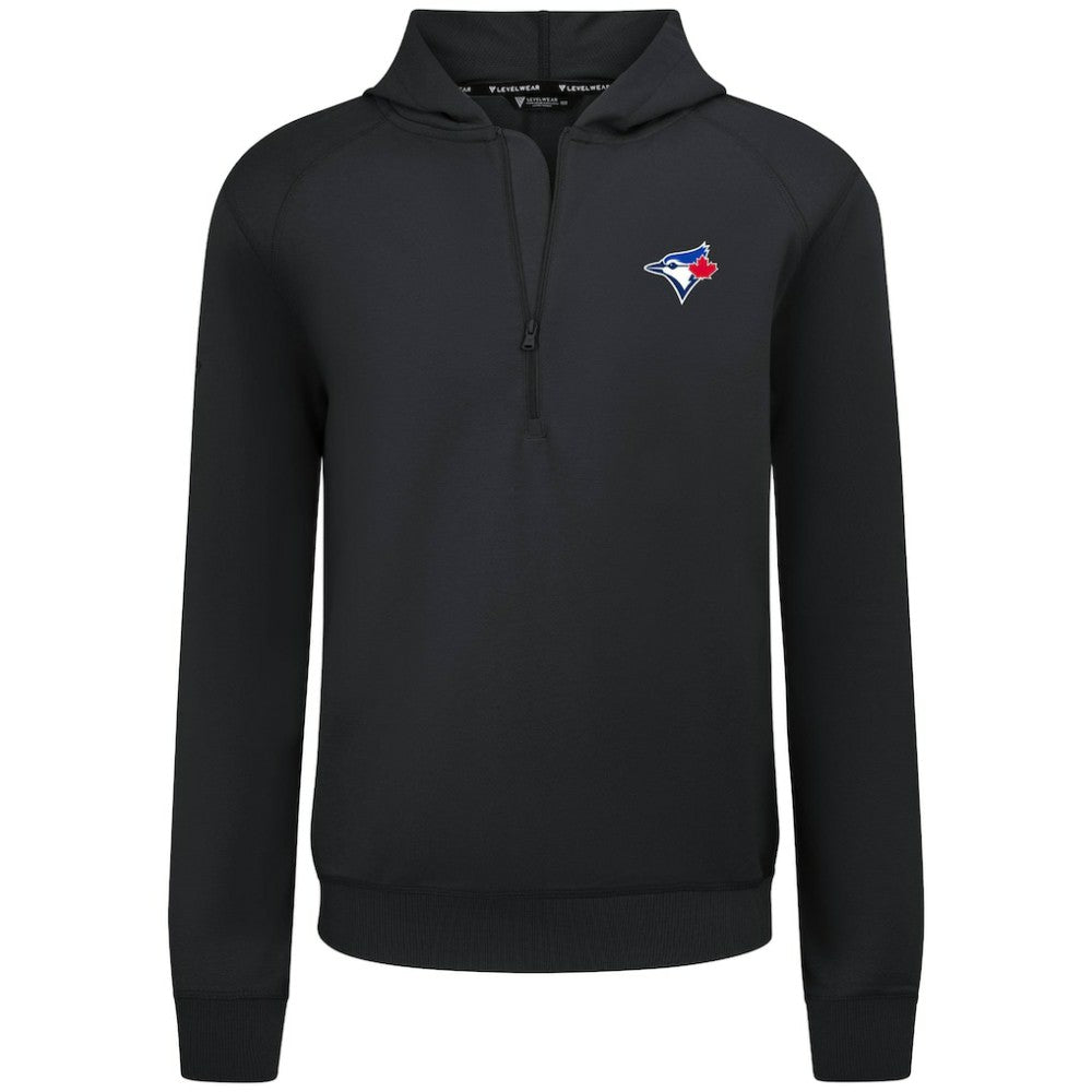 Toronto Blue Jays Levelwear Technic Insignia Quarter-Zip Hoodie | MLB Discount