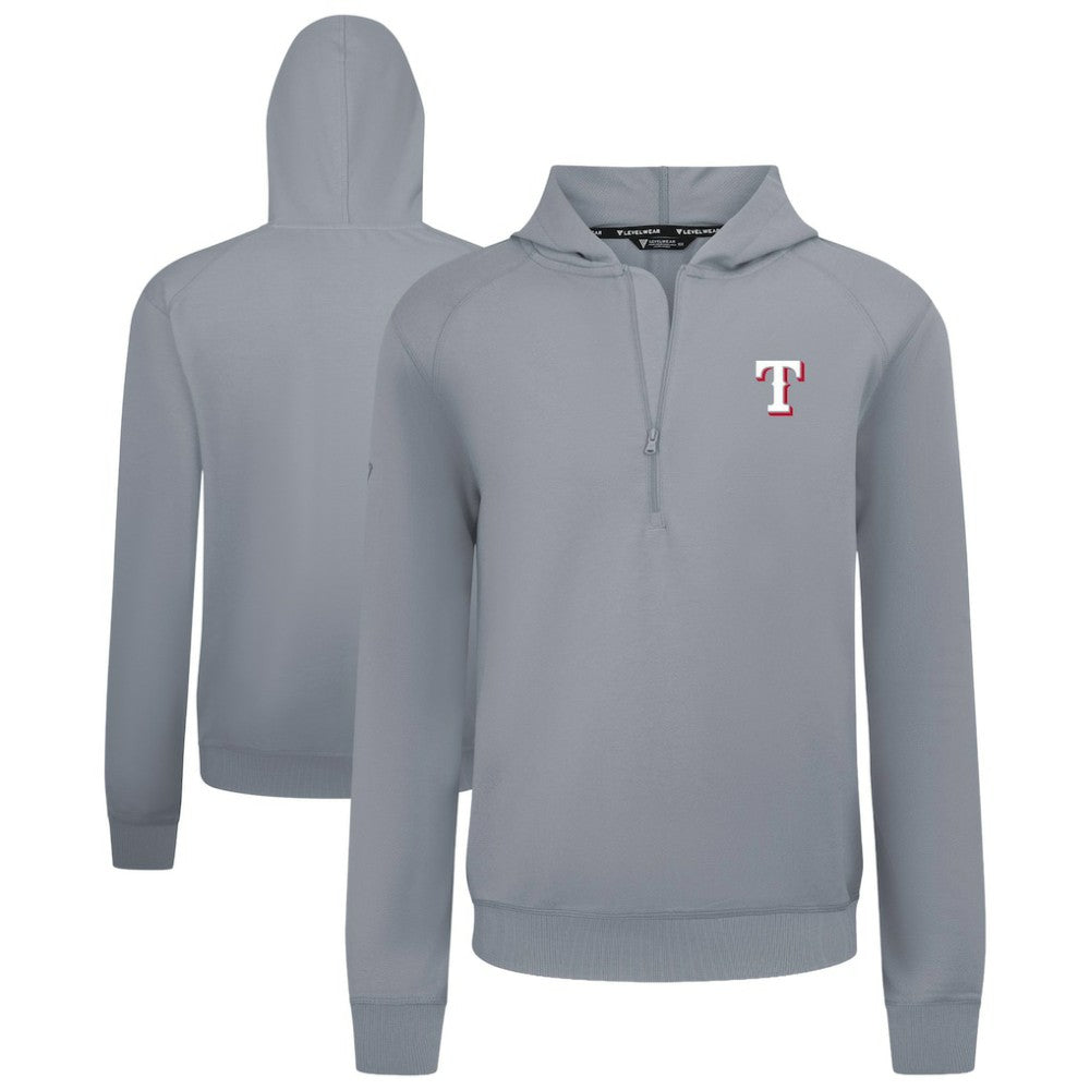 Texas Rangers Levelwear Technic Insignia Quarter-Zip Hoodie | MLB Near me