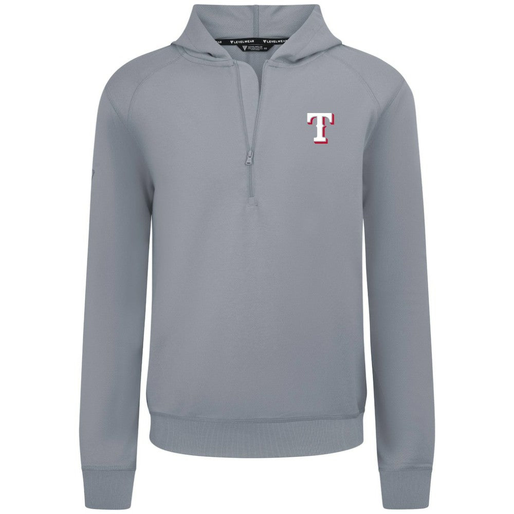 Texas Rangers Levelwear Technic Insignia Quarter-Zip Hoodie | MLB Near me