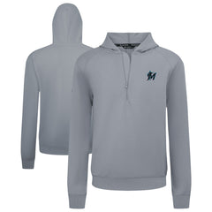 Miami Marlins Levelwear Technic Insignia Quarter-Zip Hoodie | MLB Online